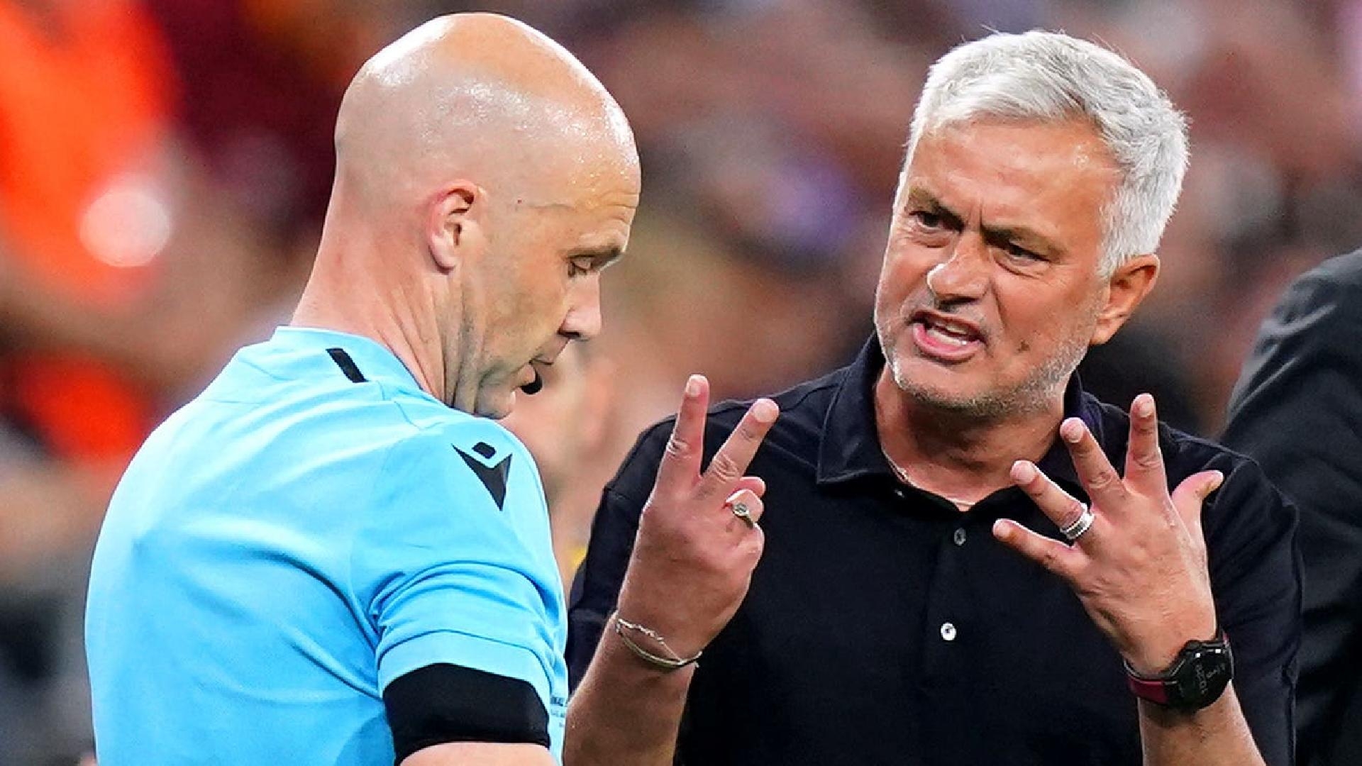 Jose Mourinho handed big UEFA ban for Anthony Taylor abuse as West Ham fans also sidelined